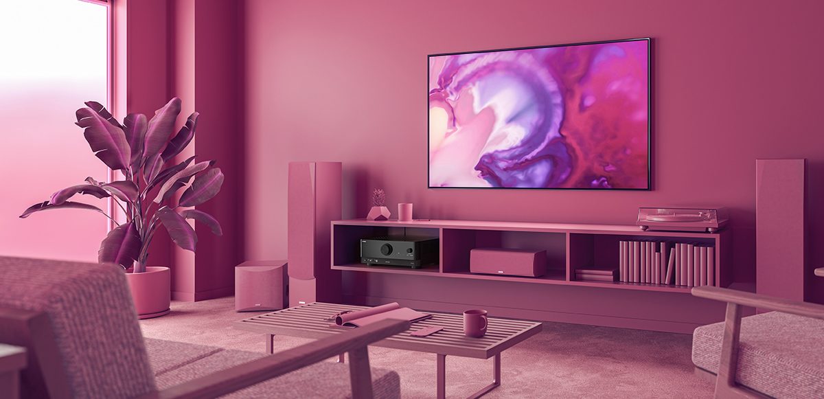 热博rb88推出新一代家庭影院功放，全新设计支持8K，声临其境感受真实。