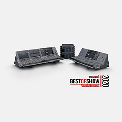 RIVAGE PM5和PM3数字混音系统，实力斩获IBC 2020 Best of Show大奖